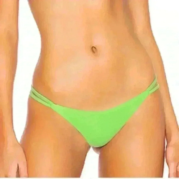 Lovers + friends lime green bikini bottoms sz medium M - Picture 1 of 6